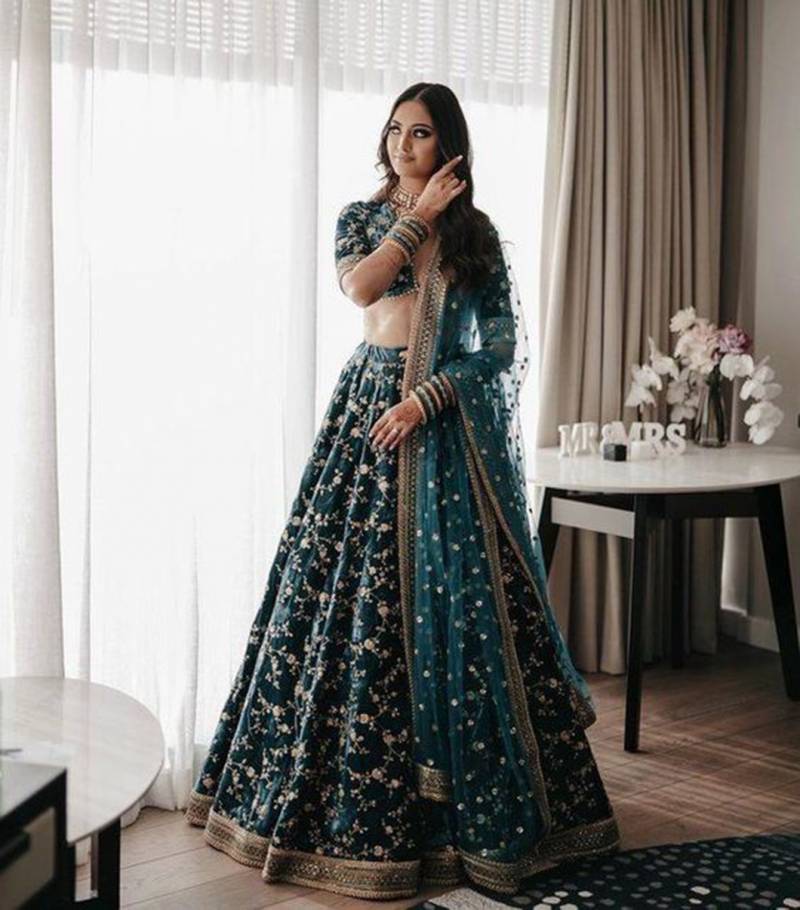 MyFashion -2520 Beautiful Velvet Designer Lehenga Choli Collection