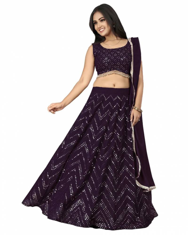 MyFashion -2523 Designer Faux Georgette Lehenga Choli Collection