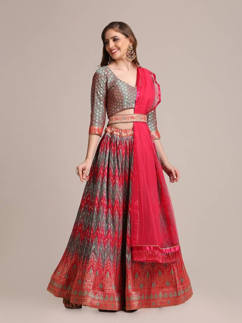 MyFashion -1534 Jacquard Silk Designer Lehenga Choli Collection