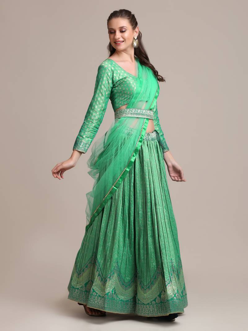 MyFashion -1535 Flared Lehenga Choli Set with Dupatta