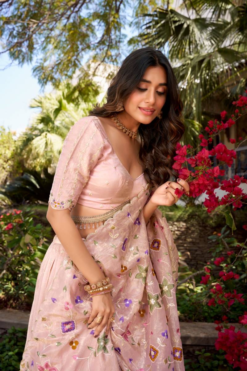 MyFashion -1426 Crush Silk Embroidered Lehenga Collection