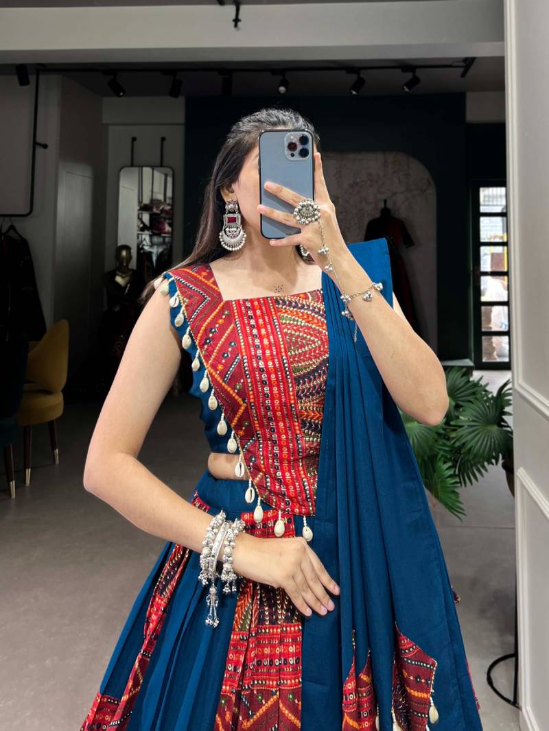 MyFashion -1696 Pure Cotton Printed Designer Navratri Lehenga Collection