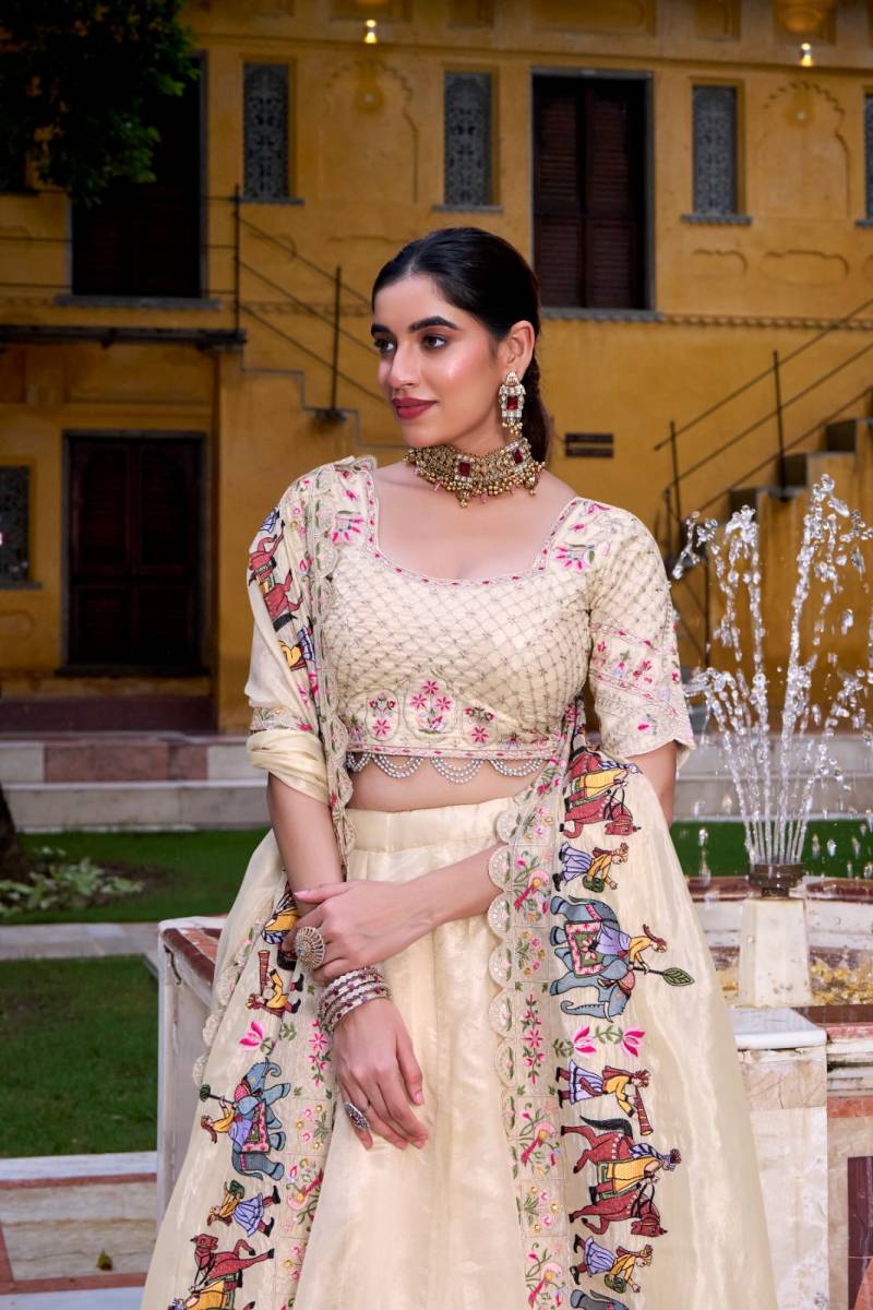 MyFashion -1452 Raspberry Plain Traditional Designer Lehenga Collection