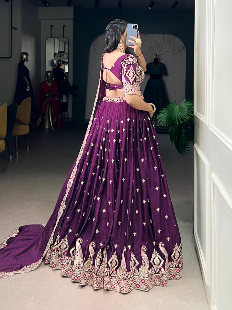 MyFashion -1456 Rangoli Crush Embroidery Worked Lehenga Choli