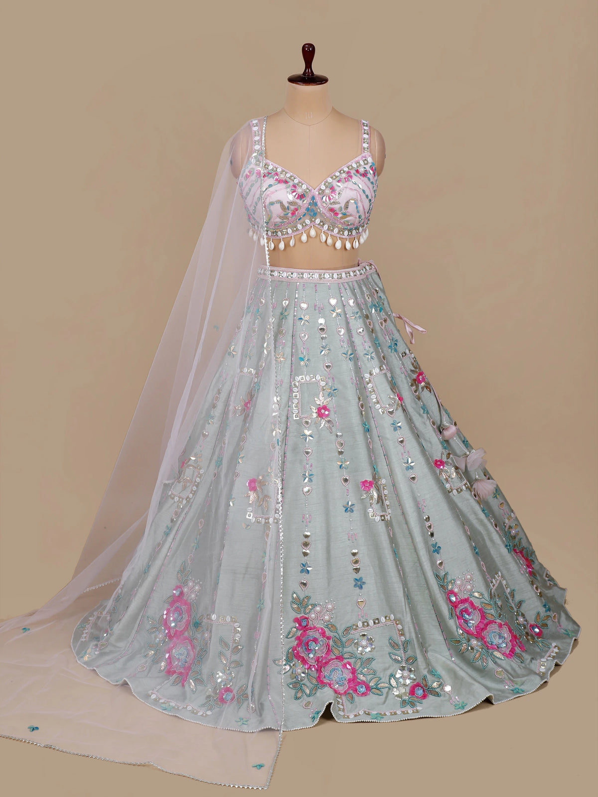 MyFashion KLS-2659 Shahi Raunaq Moti Silk Lehenga With Aplique Work