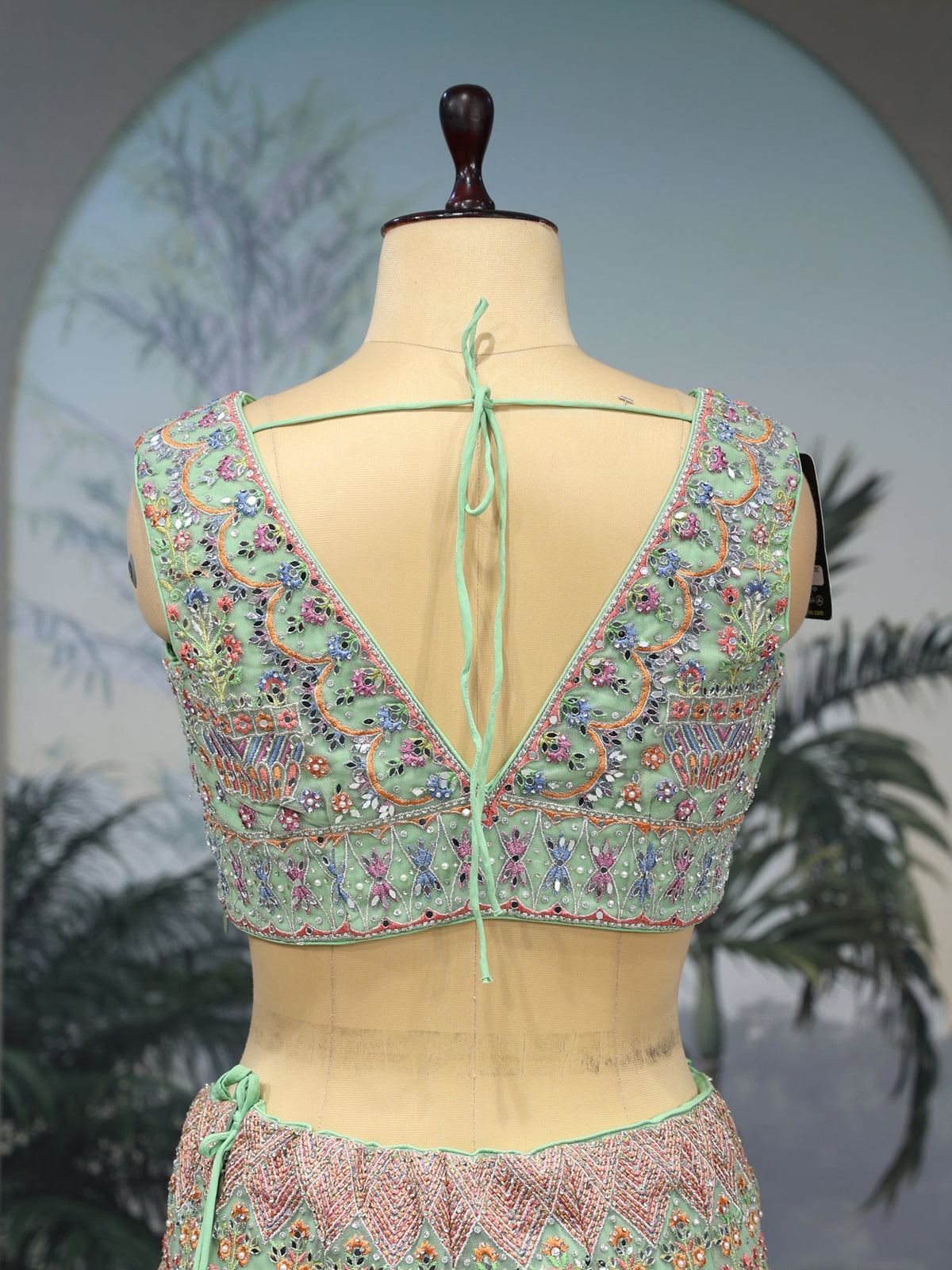 MyFashion KLS-2037 Color Symphony Net Lehenga with Thread & Mirror Sequence