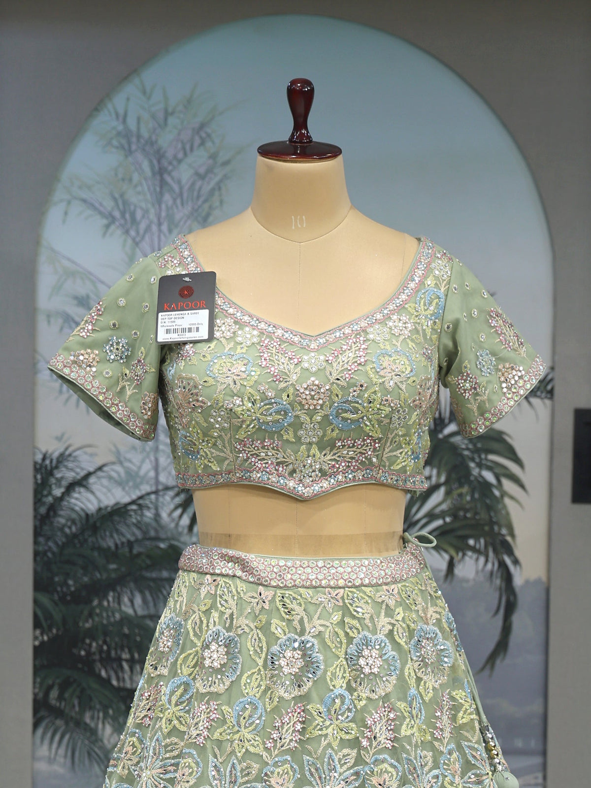 MyFashion KLS-2041 Ming Green Lehenga Pastel Grace Meets Royal Sparkle
