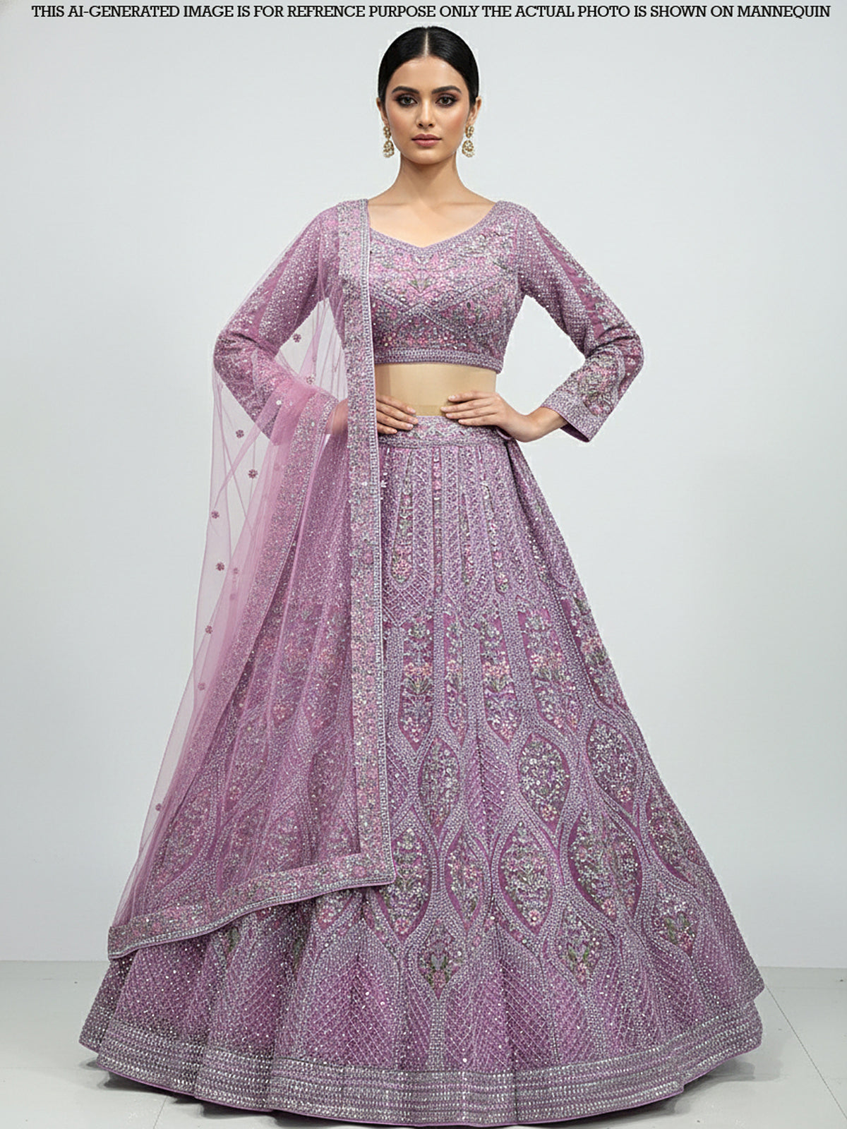 MyFashion KLS-2046 Blush Aura Lehenga Subtle Shine & Timeless Design