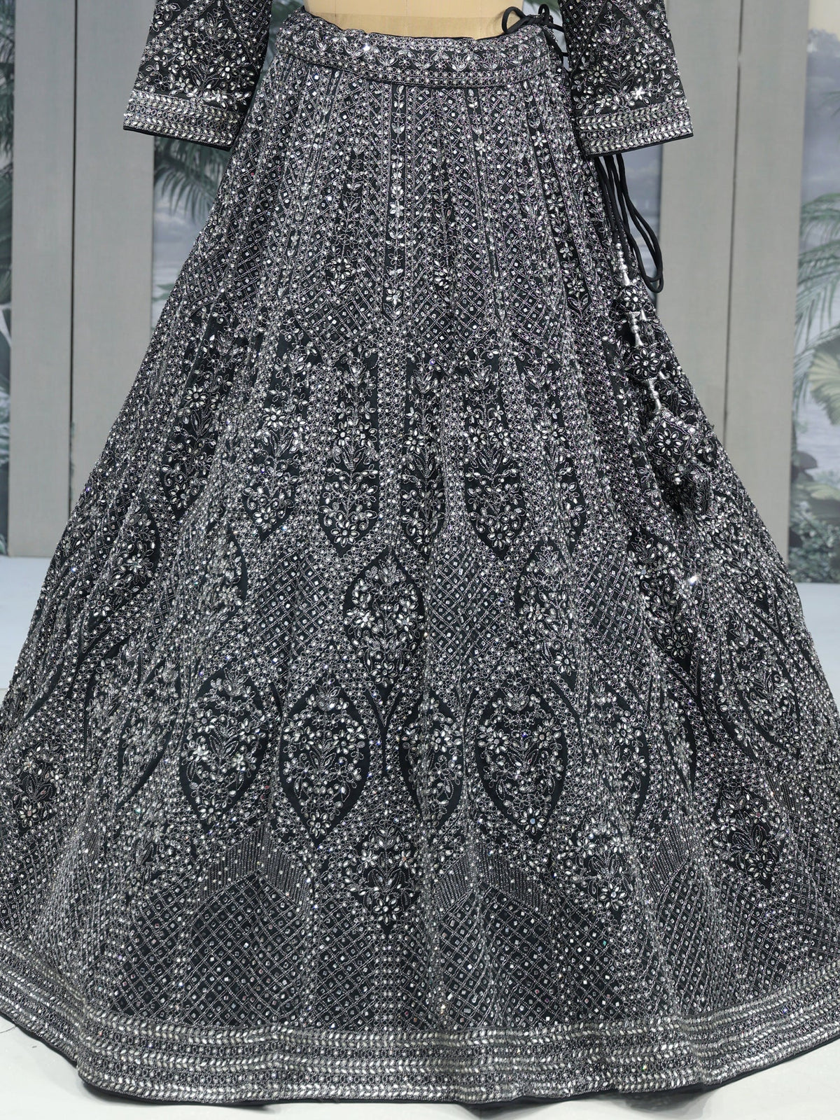 MyFashion KLS-2047 Obsidian Charm Lehenga Beauty of Black