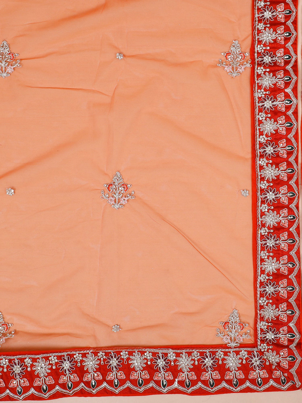 MyFashion KLS-2064 Saffron Radiance Silk Lehenga With Jarkan Detailing