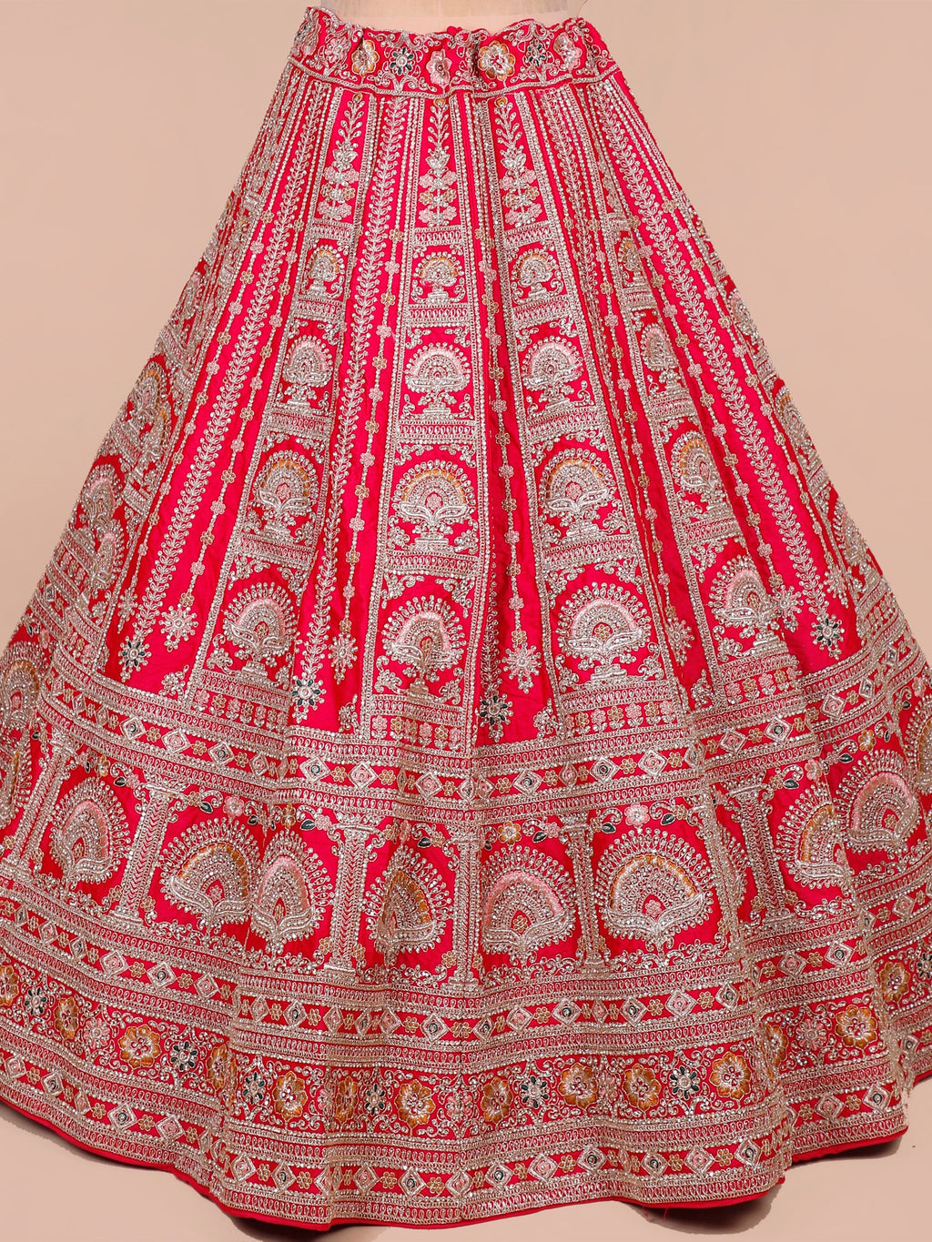 MyFashion KLS-2065 Royal Rose Silk Lehenga With Fine Crystal