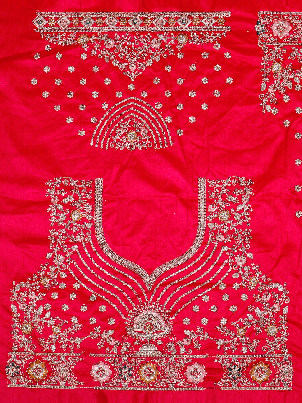 MyFashion KLS-2065 Royal Rose Silk Lehenga With Fine Crystal