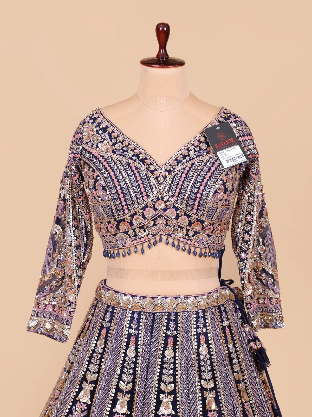 MyFashion KLS-2078 Imperial Purple Dream Weave Lehenga