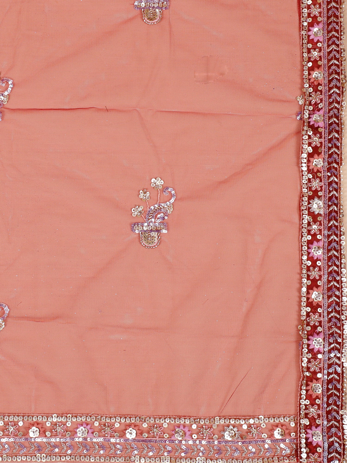 MyFashion KLS-2080 Blush Barbie Luxe Net Stonework Lehenga