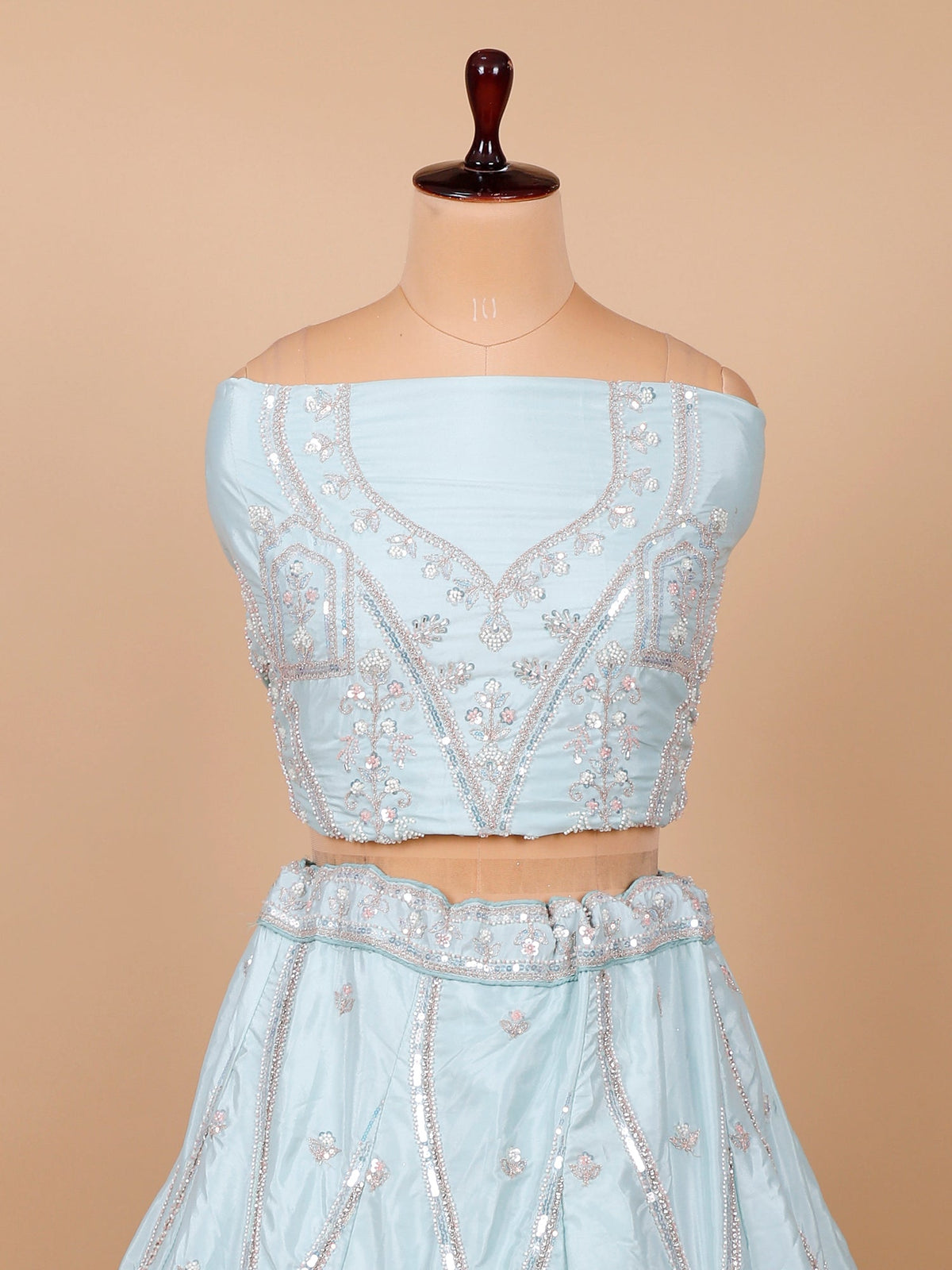 MyFashion KLS-2083 Ocean Breeze Sparkle Net Sequins Lehenga