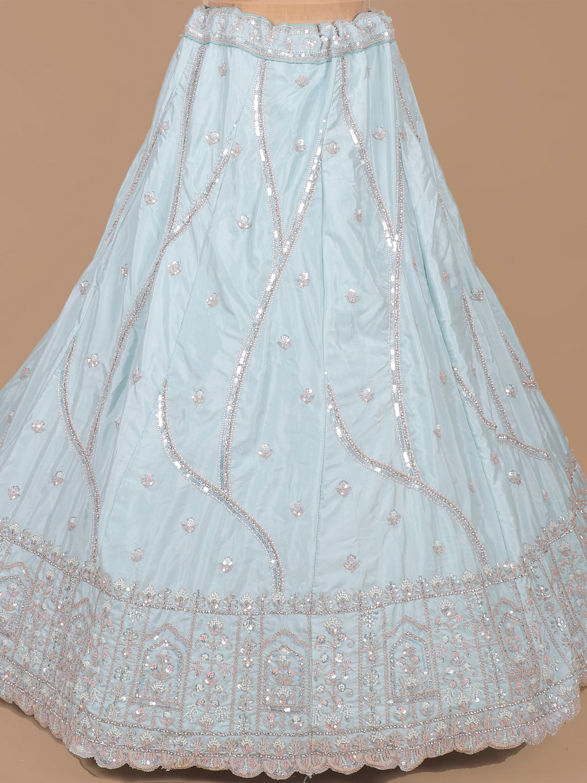 MyFashion KLS-2083 Ocean Breeze Sparkle Net Sequins Lehenga