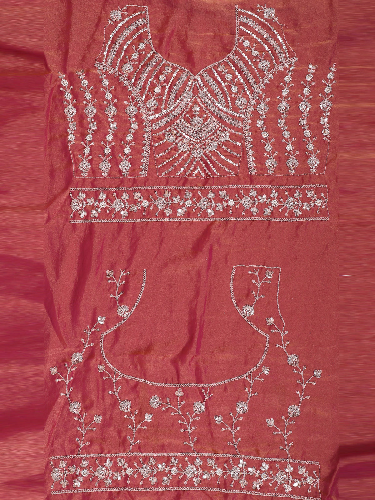 MyFashion KLS-2085 Pink Shimmer Luxe Jarkan Sequence Lehenga