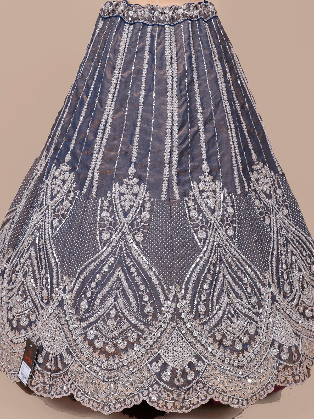 MyFashion KLS-2086 Blue Mirage Simmer Jarkan Handwork Lehenga