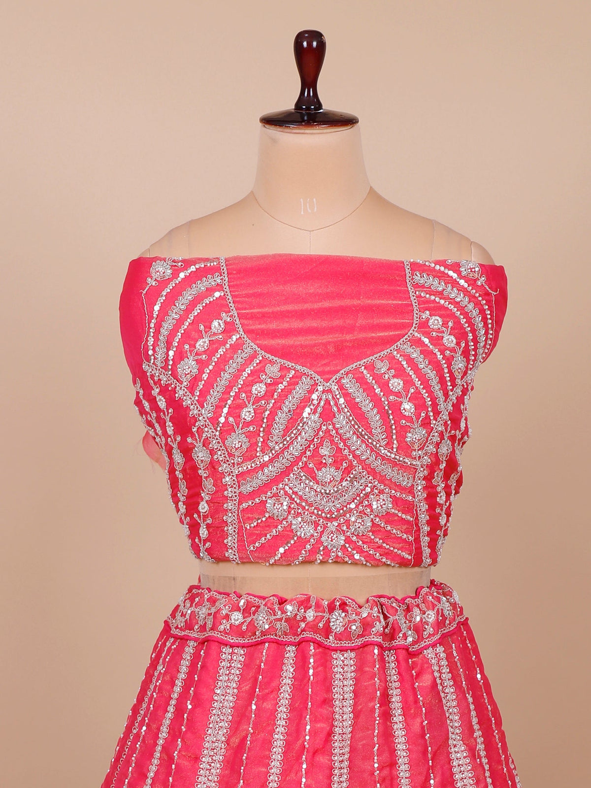 MyFashion KLS-2089 Rase Berry Diamond Shine Lehenga With Jarkan