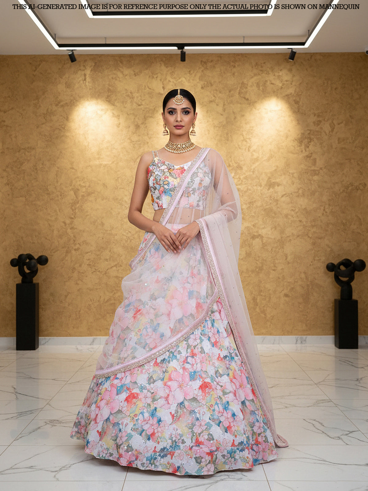 MyFashion KLS-2093 Simmer Radiance Digital Multi Lehenga