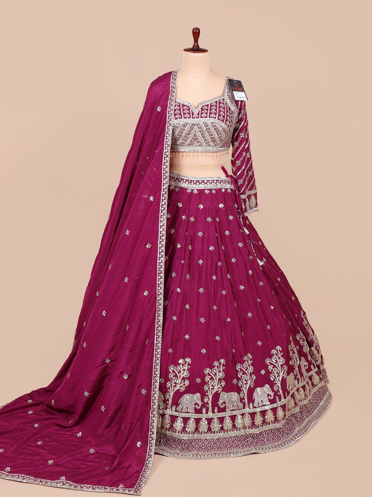 MyFashion KLS-2094 Silk Rose Glow Embroidery & Sequence Lehenga