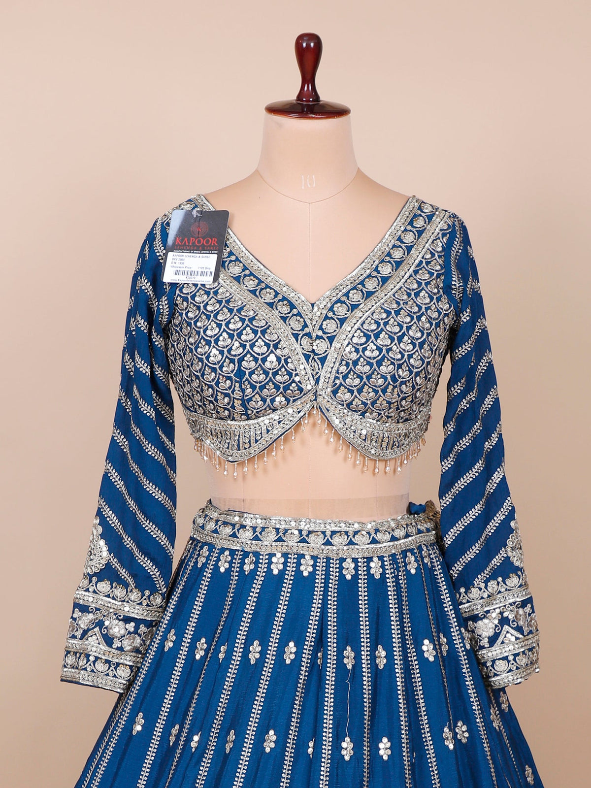 MyFashion KLS-2099 Royal Blue Sequence Lehenga