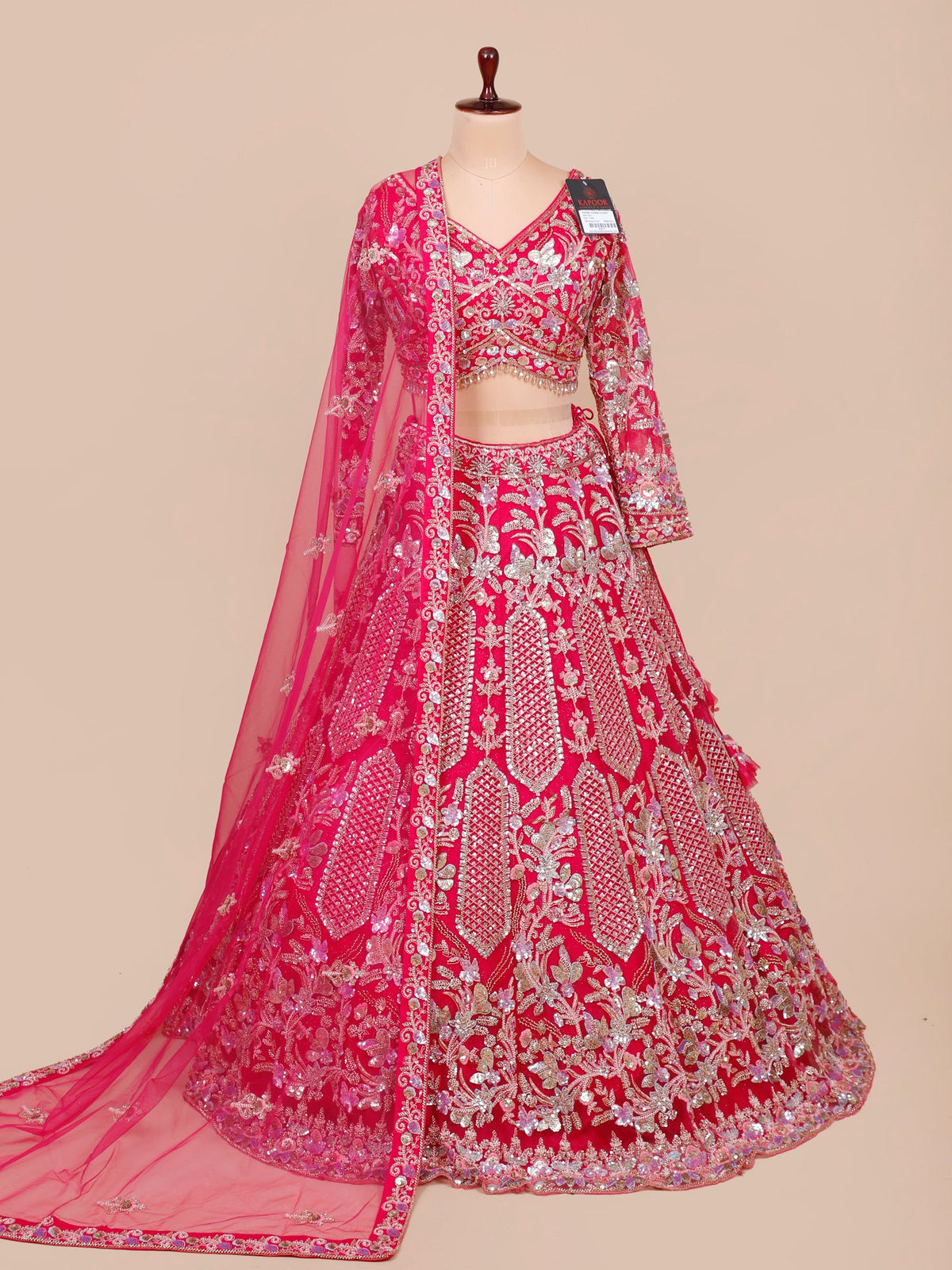 MyFashion KLS-2103 Regal Rani Sparkle Lehenga With Beads Jarkan
