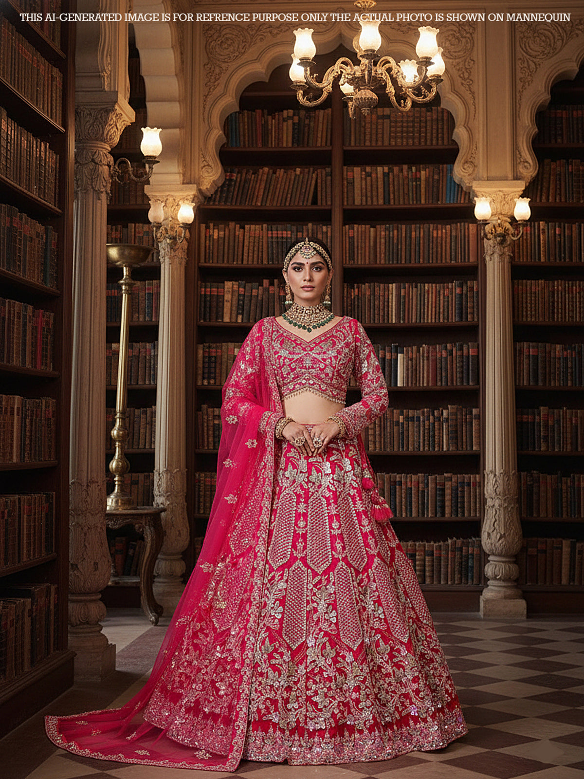 MyFashion KLS-2103 Regal Rani Sparkle Lehenga With Beads Jarkan