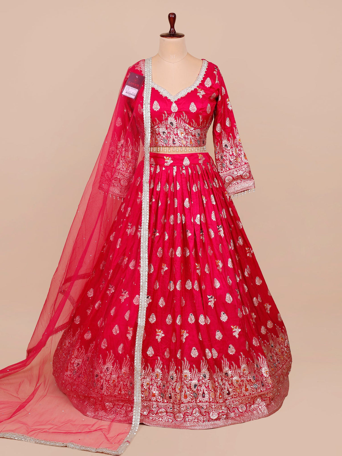 MyFashion KLS-2108 Berry Banarasi Majesty Lehenga