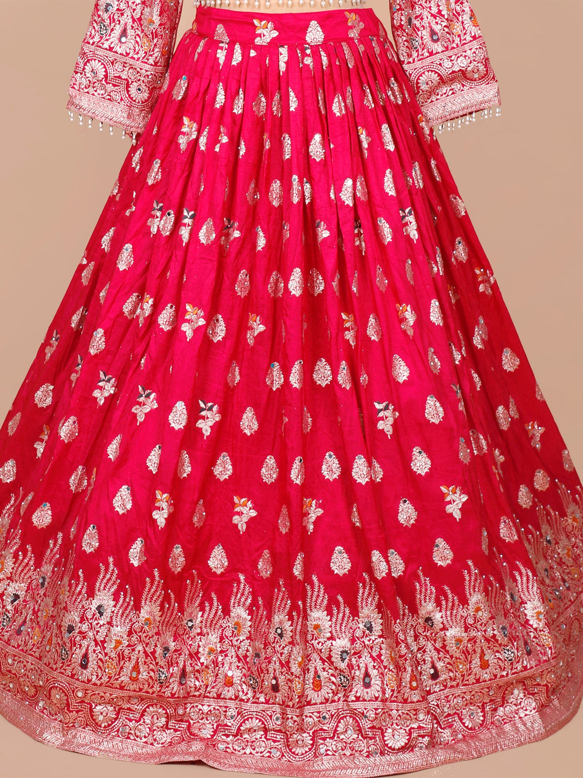 MyFashion KLS-2108 Berry Banarasi Majesty Lehenga