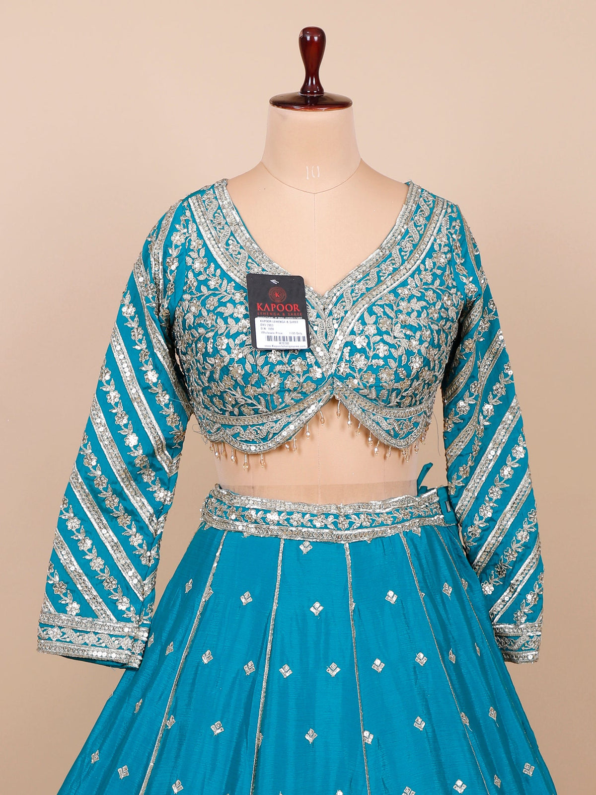 MyFashion KLS-2110 Blue Opulent Embroidery & Shine Lehenga