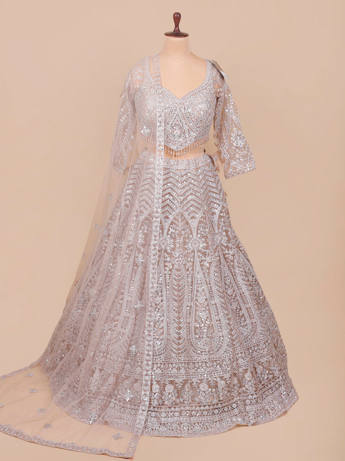 MyFashion KLS-2113 Orchid Pink Luxe Mirror & Thread Lehenga