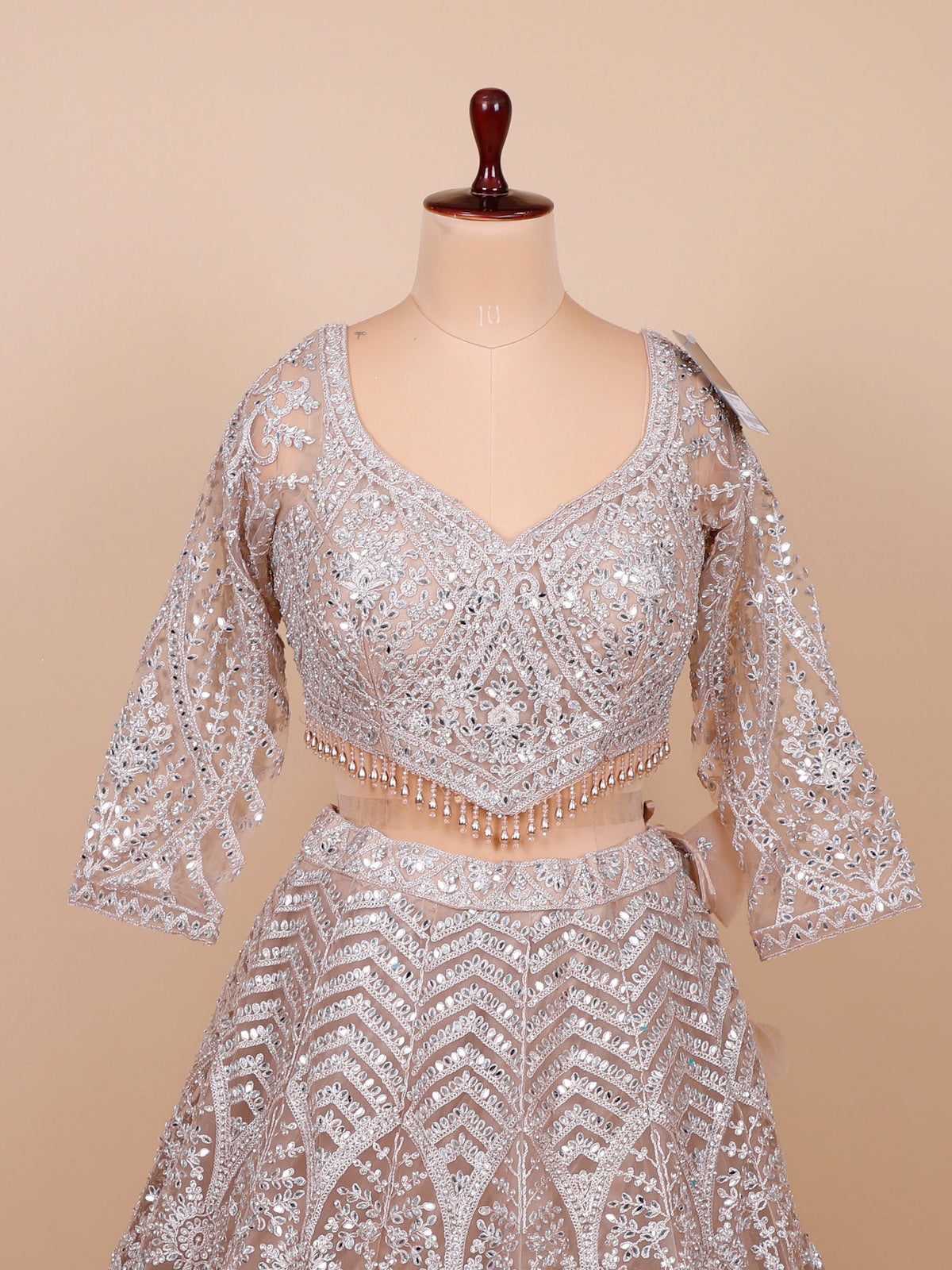 MyFashion KLS-2113 Orchid Pink Luxe Mirror & Thread Lehenga