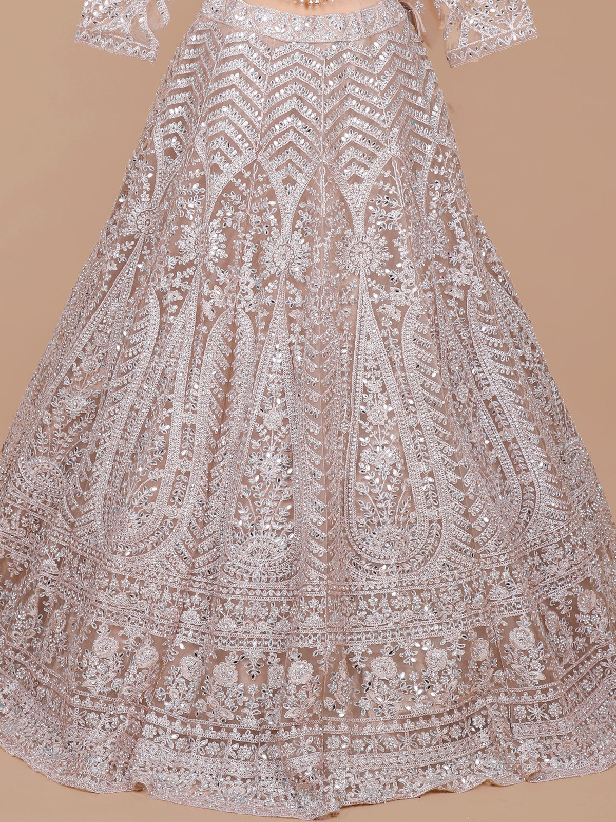 MyFashion KLS-2113 Orchid Pink Luxe Mirror & Thread Lehenga