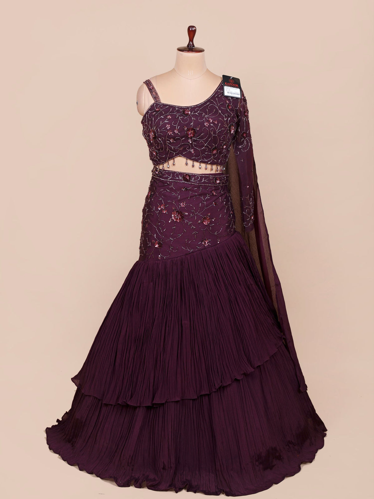 MyFashion KLS-2369 Georgette Lehenga with Sequins & Hand Embroidery
