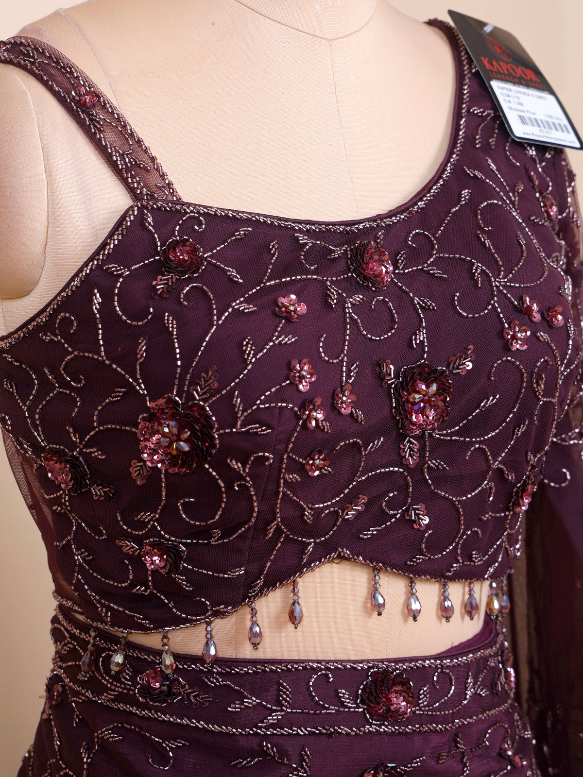 MyFashion KLS-2369 Georgette Lehenga with Sequins & Hand Embroidery