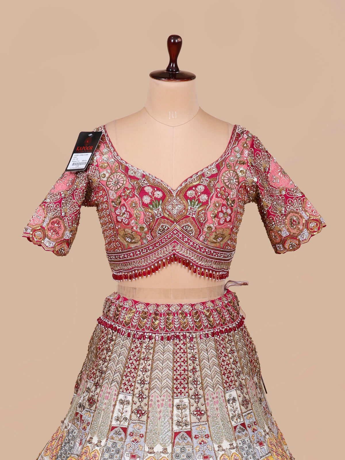 MyFashion KLS-2376 Multi Silk Lehenga with Beads, Sequins & Handwork