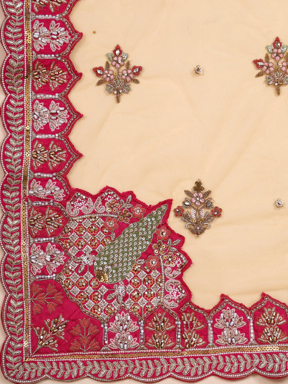 MyFashion KLS-2376 Multi Silk Lehenga with Beads, Sequins & Handwork