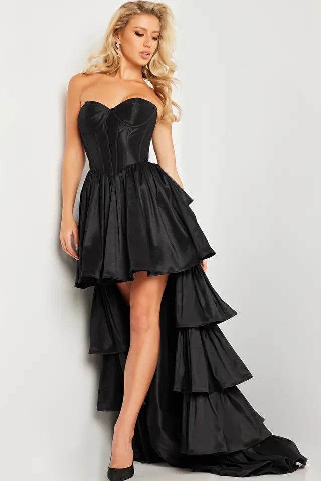 Jovani -26006 Strapless High Low Prom Dress