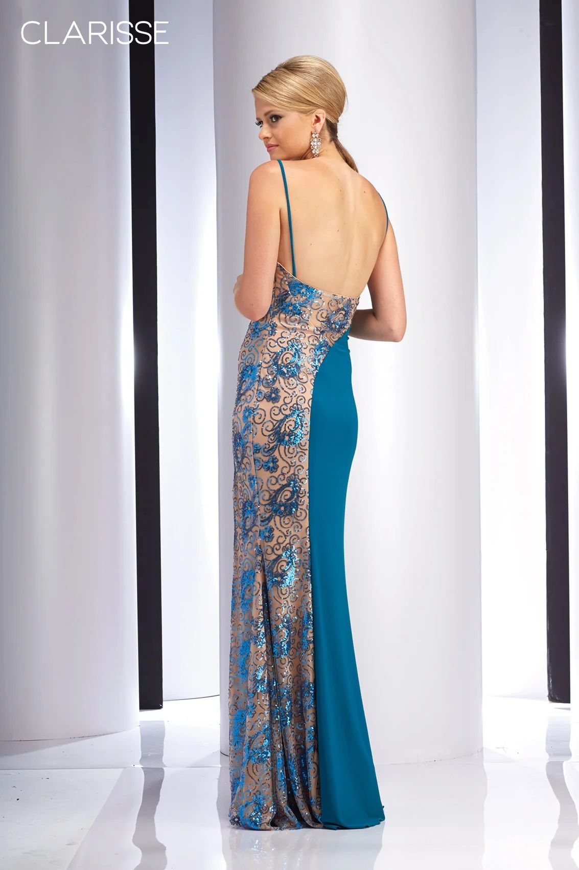 Clarisse -2817 Stunning Fitted Evening Dress