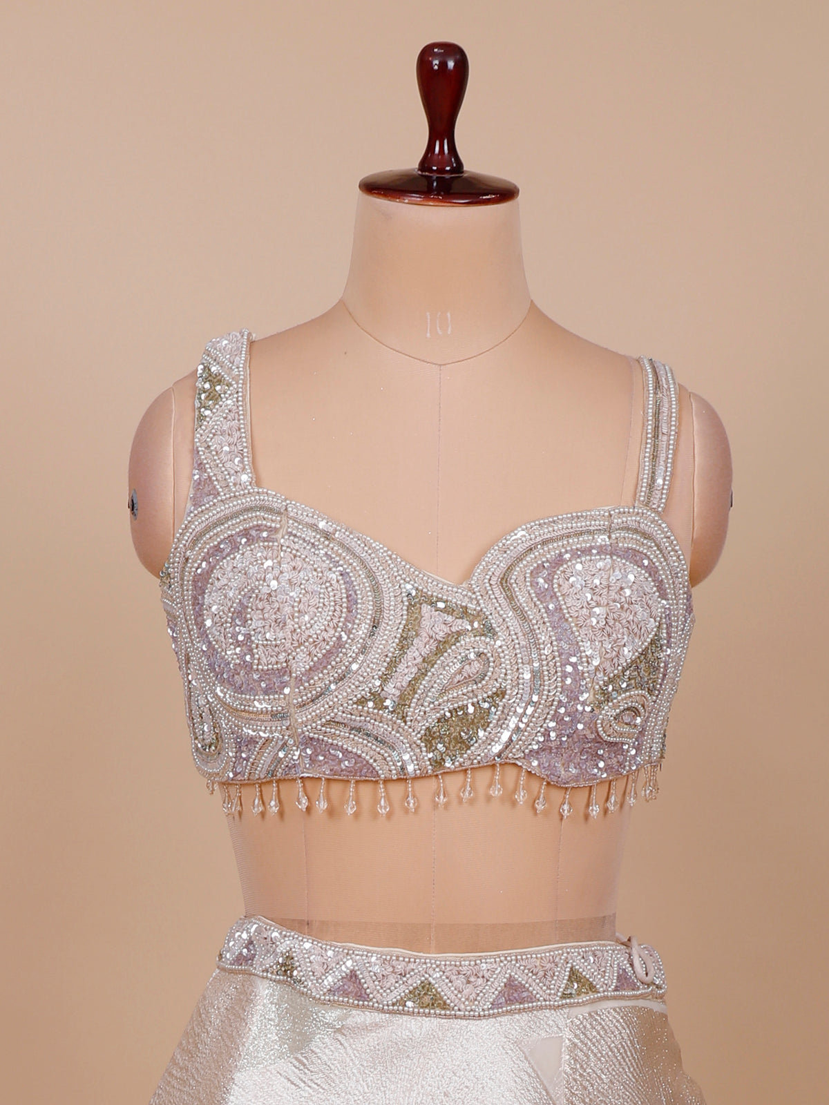 MyFashion KLS-2609 Orlina Champagne Glow Sequins Lehenga