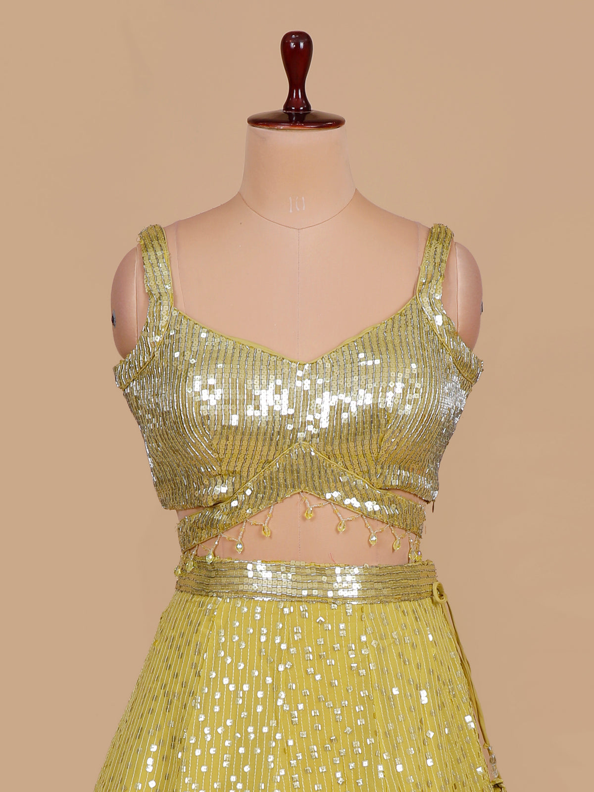 MyFashion KLS-2475 Yellow Citrine Glow Premium Lehenga