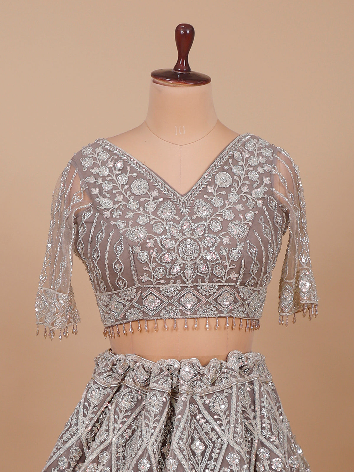 MyFashion KLS-2556 Mauve Celestique Signature Lehenga With Beads Sequins Work