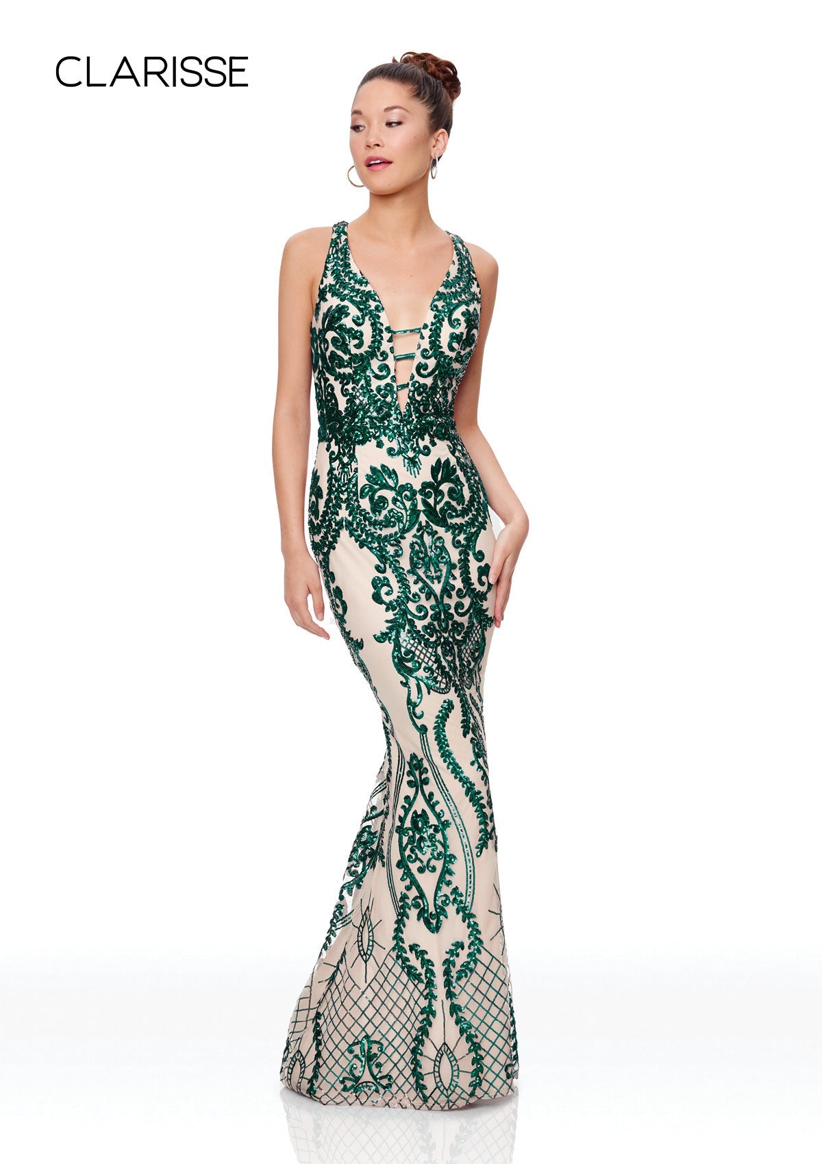 Clarisse -3797 Sequin Fitted Prom Dress