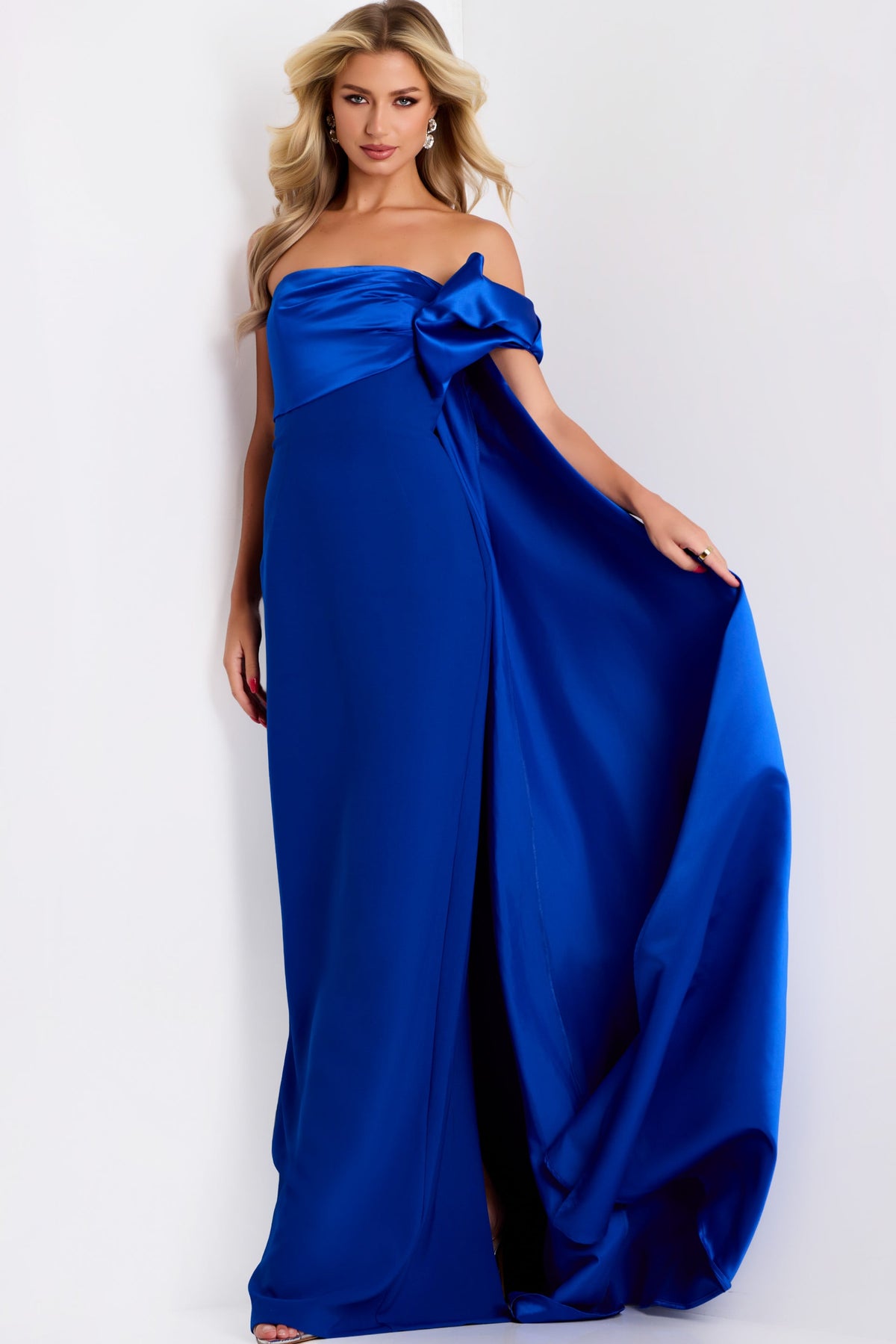 Jovani -38864 Strapless Column Prom Gown