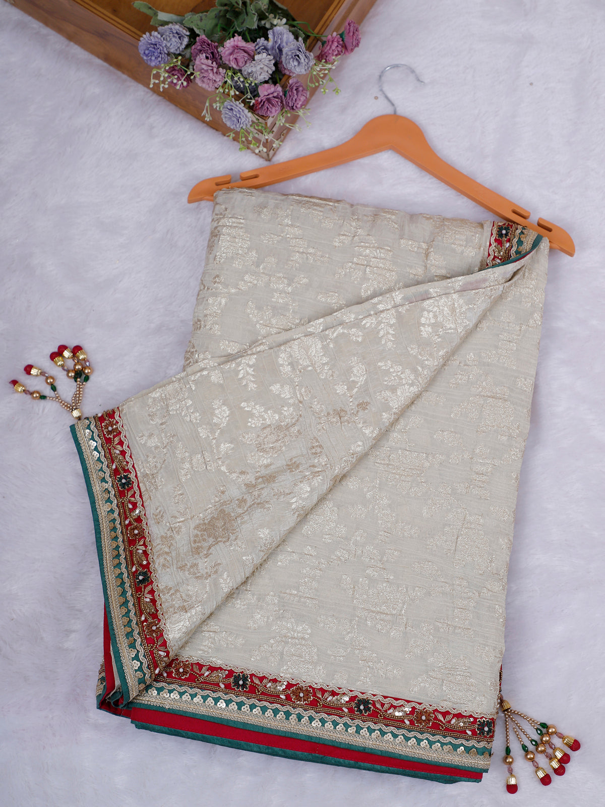 MyFashion KLS-2649 Zarqaa Noor-e-Rang Zardosi Silk Saree