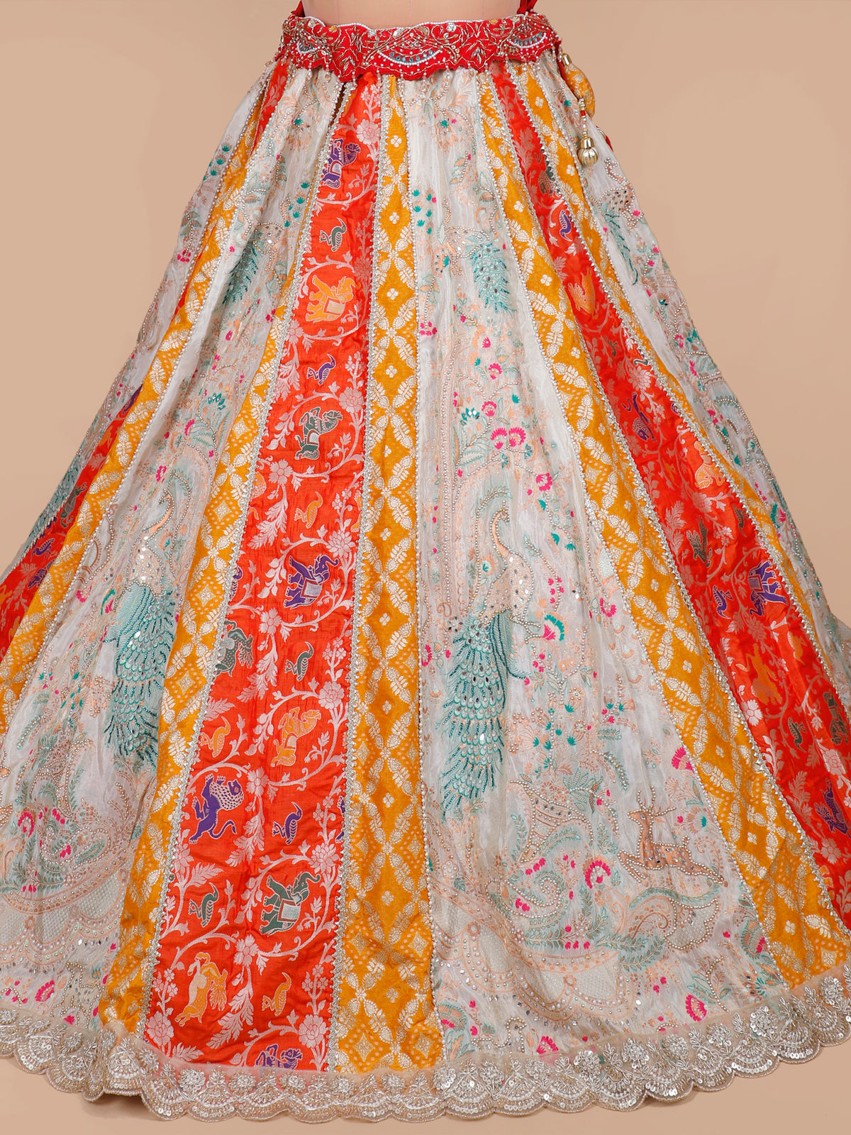 MyFashion KLS-2639 PDP Inspired Kaleido Rangrez Silk Lehenga