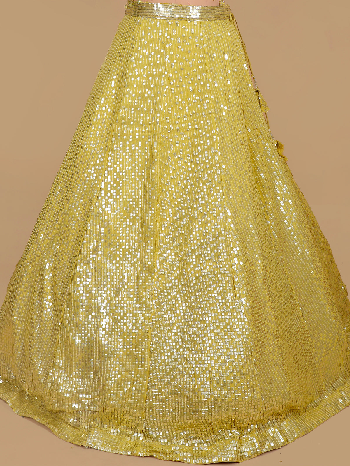 MyFashion KLS-2475 Yellow Citrine Glow Premium Lehenga