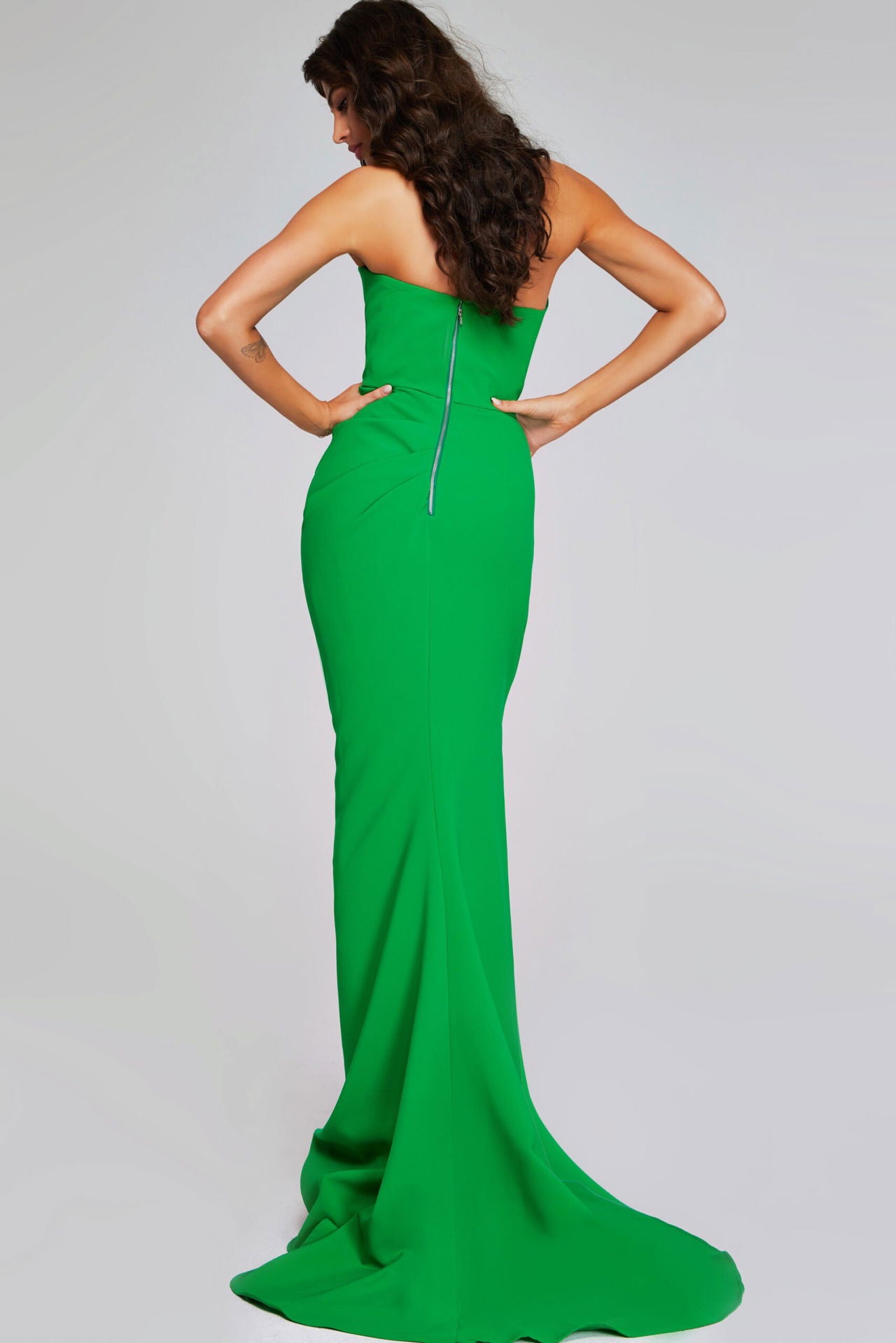 Jovani -40301B One-Shoulder Asymmetrical Mermaid Dress
