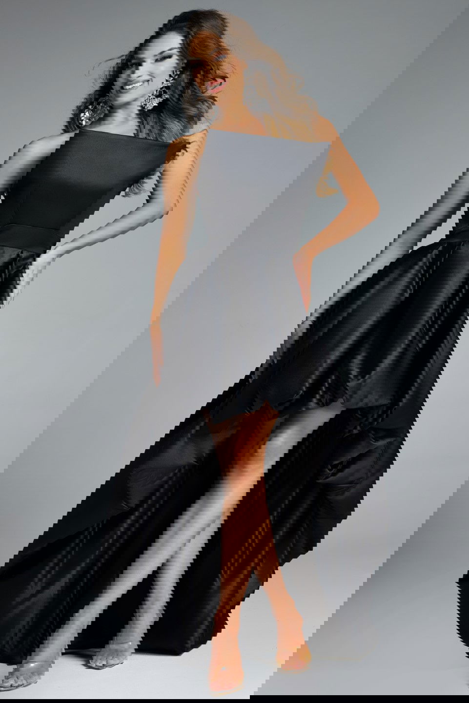 Jovani -42357 Asymmetrical High Low A-Line Gown